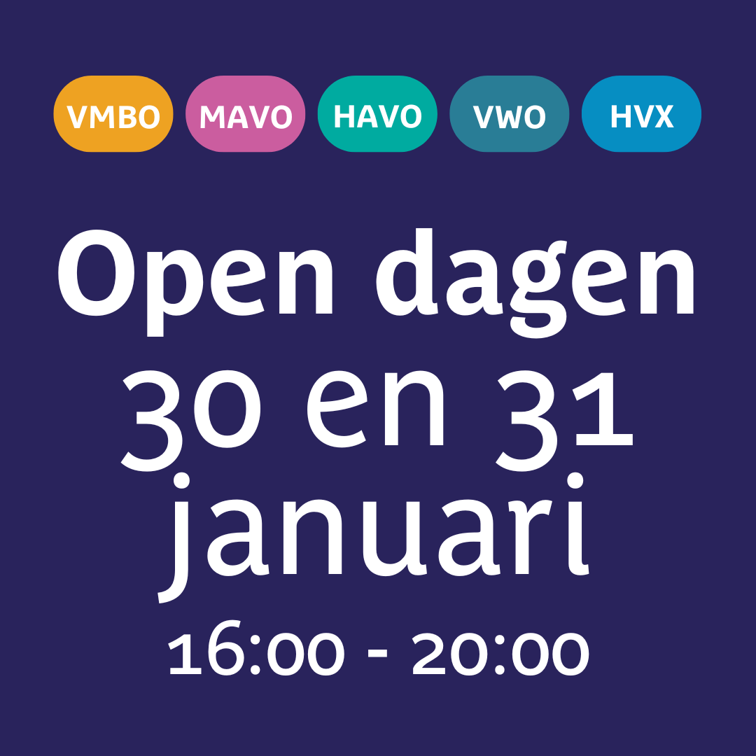 Open Dagen 30-31 jan